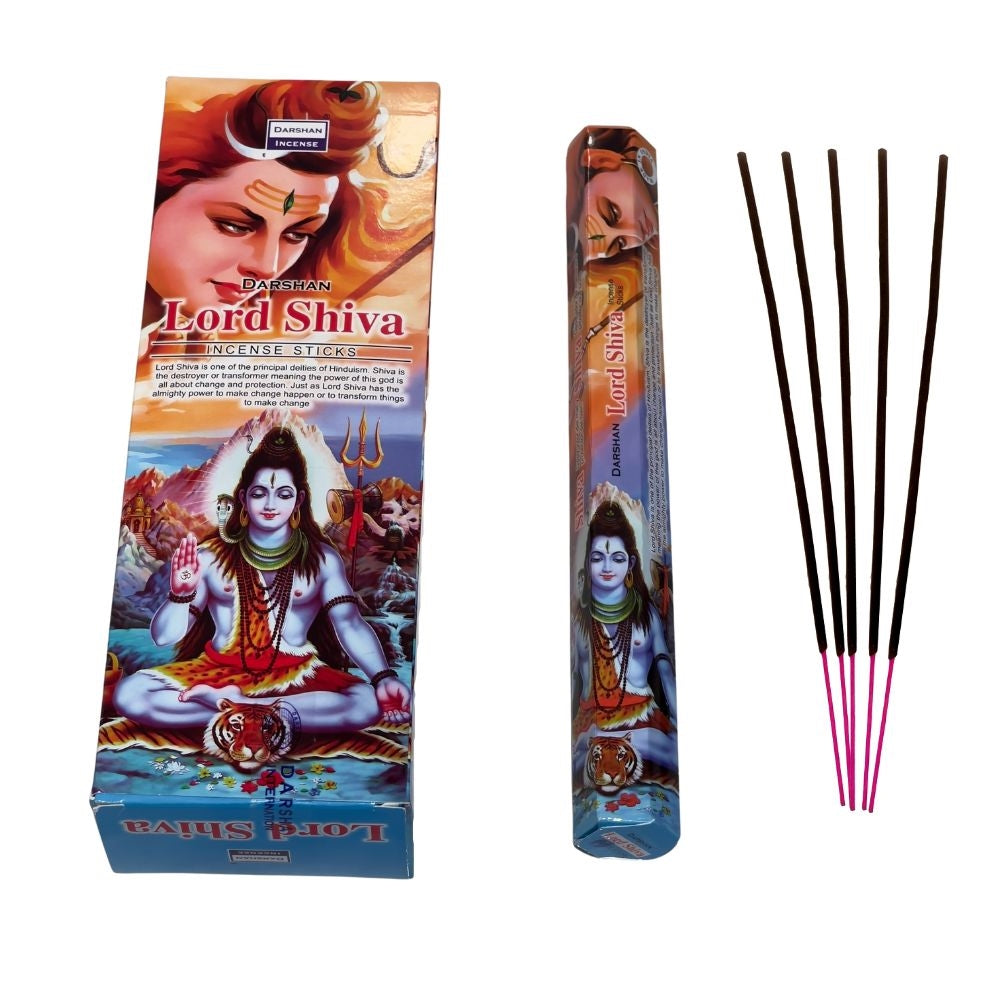 Darshan International Lord Shiva Hexa 20'li Çubuk Tütsü
