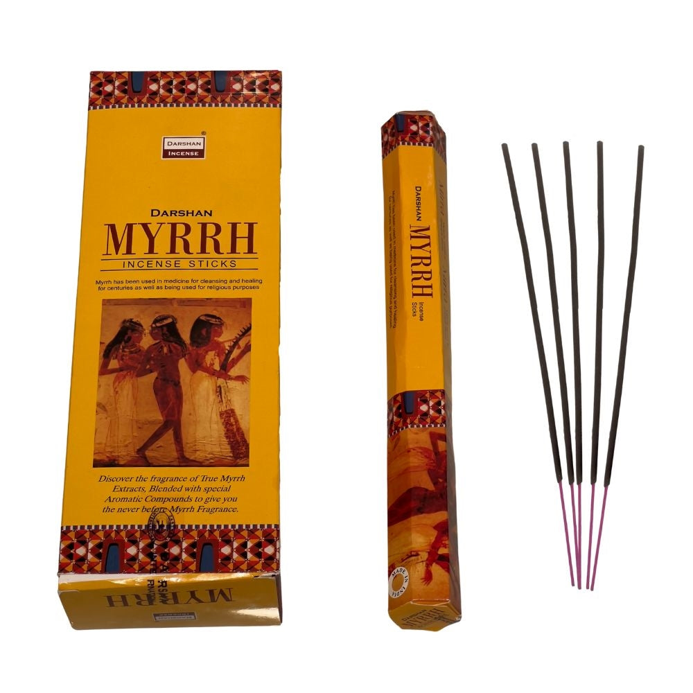Darshan International Myrrh (Mür) Hexa 20'li Çubuk Tütsü