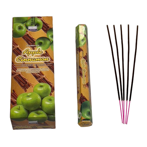 Darshan International Apple Cinnamon (Elma Tarçın) Hexa 20'li Çubuk Tütsü