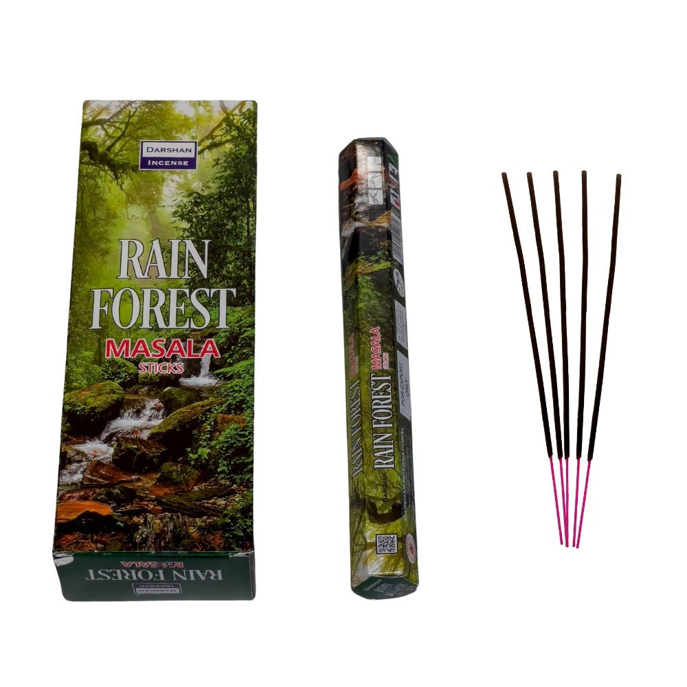 Darshan International Rain Forest (Yağmur Ormanı) Hexa 20'li Çubuk Tütsü