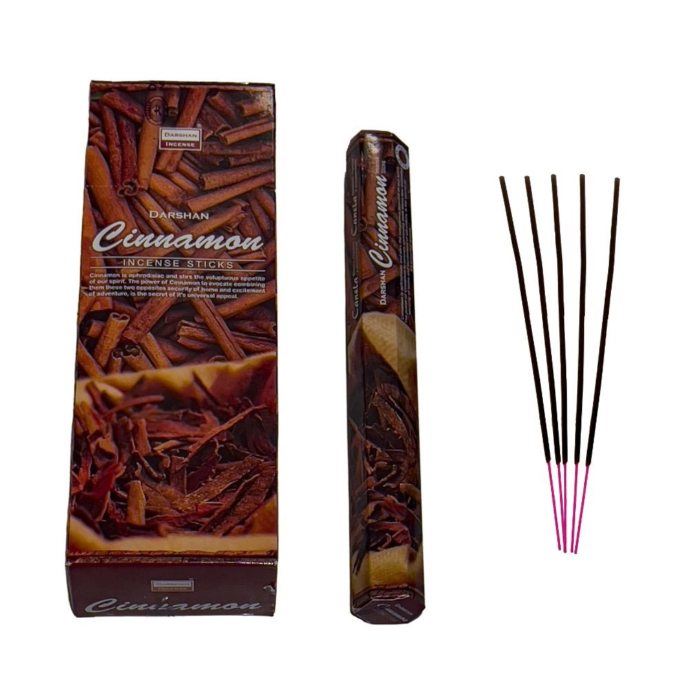 Darshan International Cinnamon (Tarçın) Hexa 20'li Çubuk Tütsü