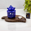 Arjens Seramik Minyatür Çaydanlık Saks Mavi Buhurdanlık